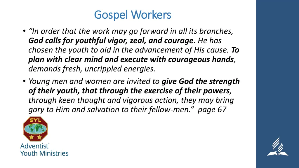 gospel workers gospel workers