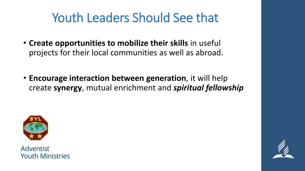 youth leaders should see that youth leaders 1