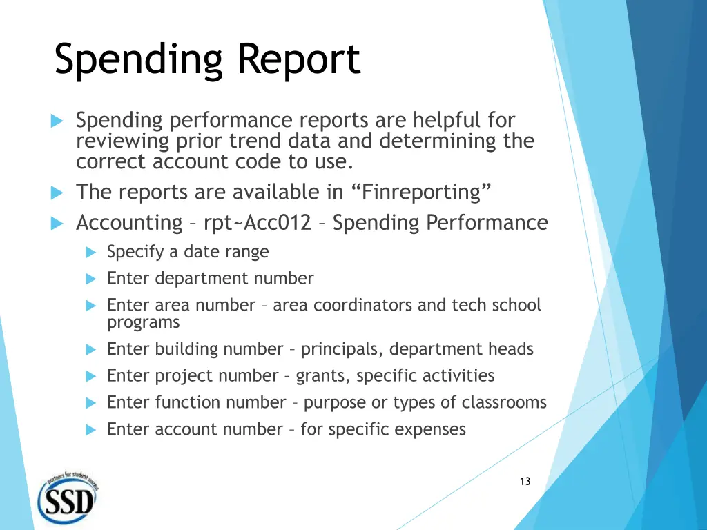 spending report