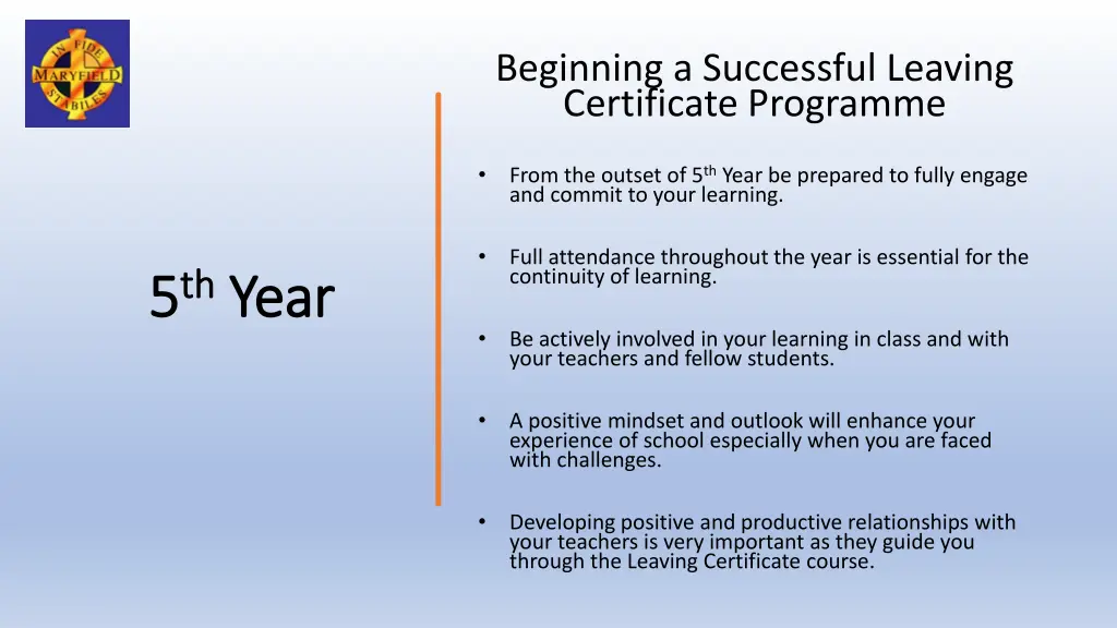 beginning a successful leaving certificate