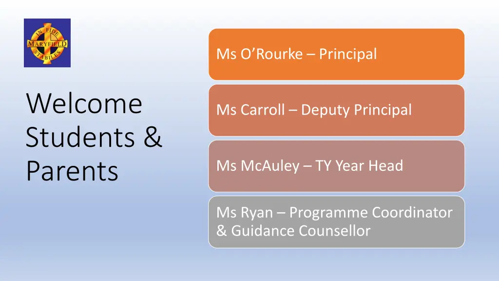 ms o rourke principal