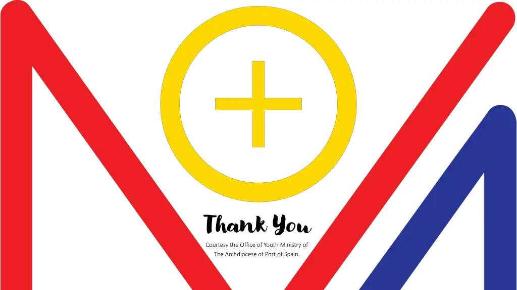 thank you courtesy the office of youth ministry