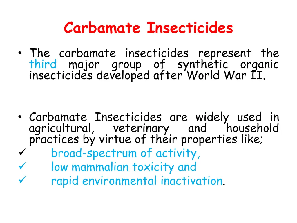 carbamate insecticides 1