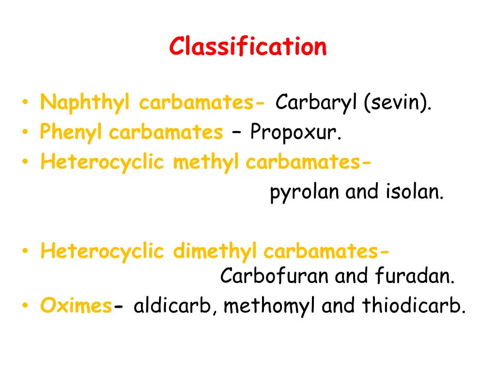 classification