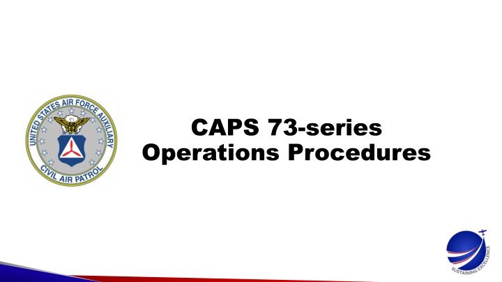 caps 73 series operations procedures