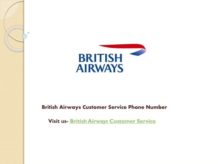 british airways customer service phone number