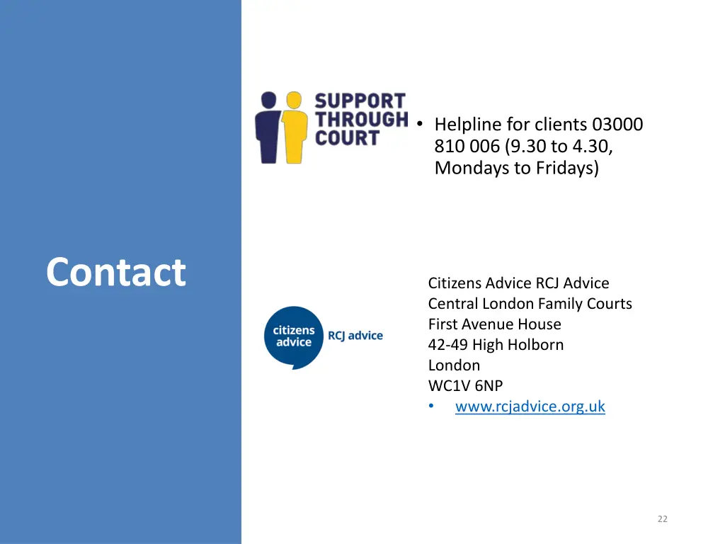 helpline for clients 03000