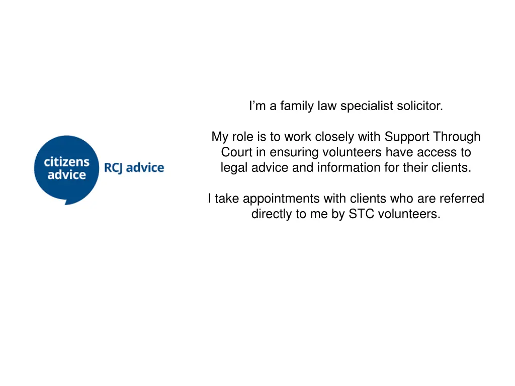 i m a family law specialist solicitor