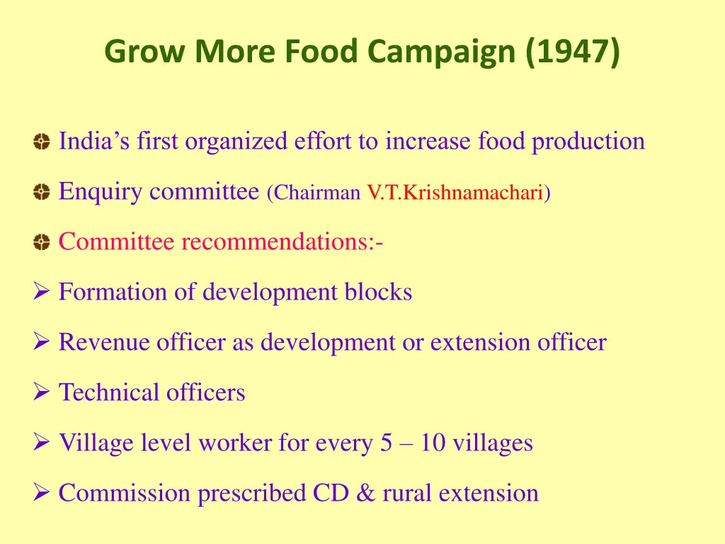 grow more food campaign 1947