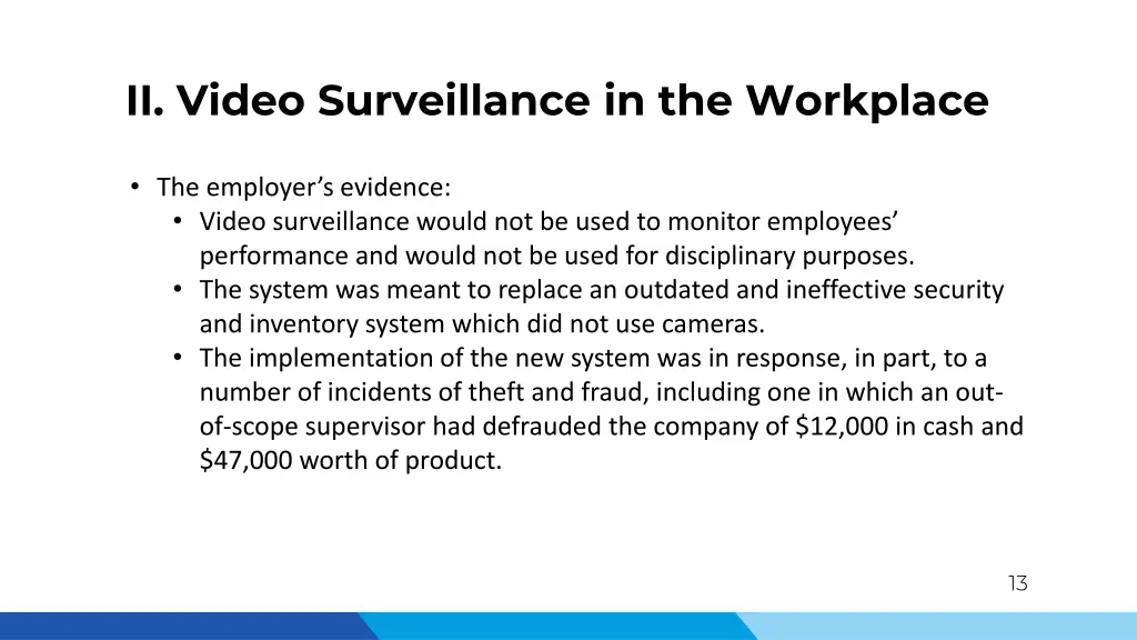 ii video surveillance in the workplace 5