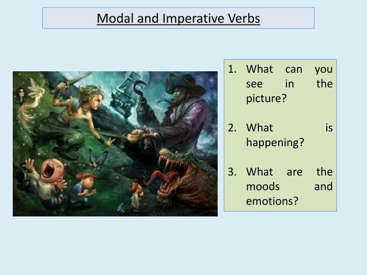 modal and imperative verbs