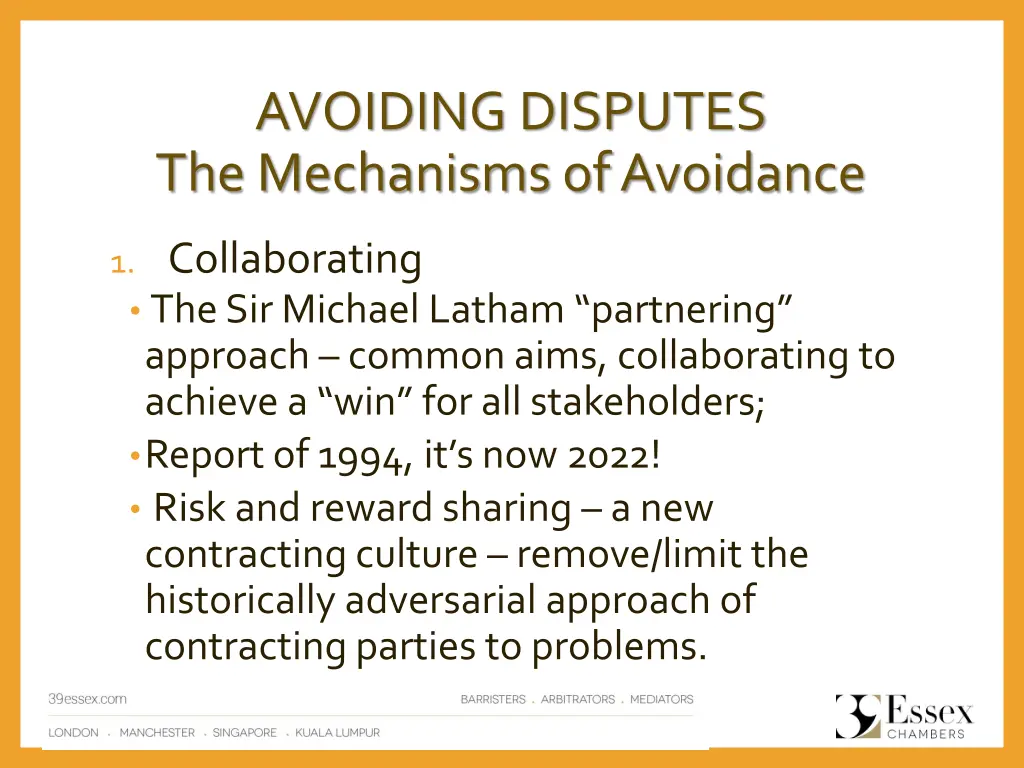 avoiding disputes the mechanisms of avoidance 2