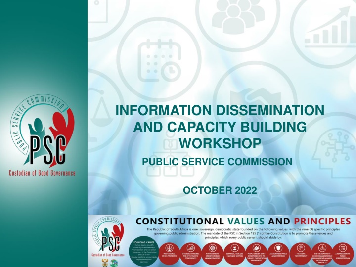 information dissemination and capacity building