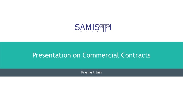 presentation on commercial contracts