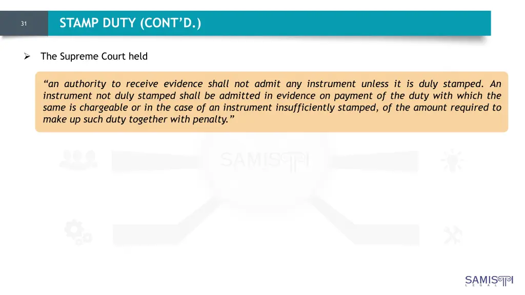 stamp duty cont d 1