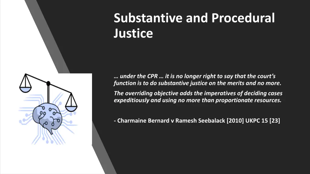 substantive and procedural justice 1