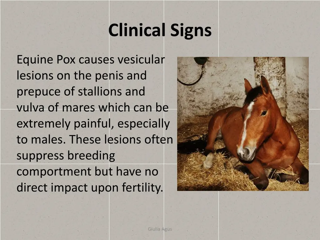 clinical signs