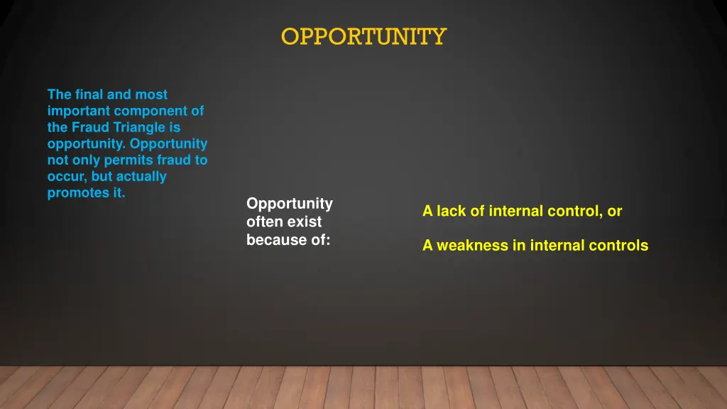 opportunity