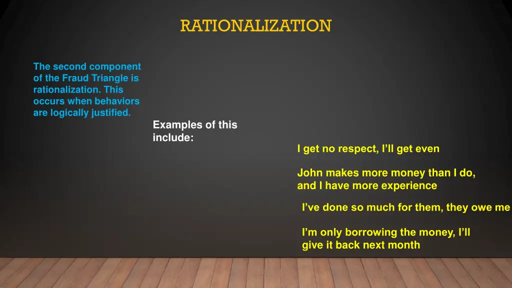 rationalization