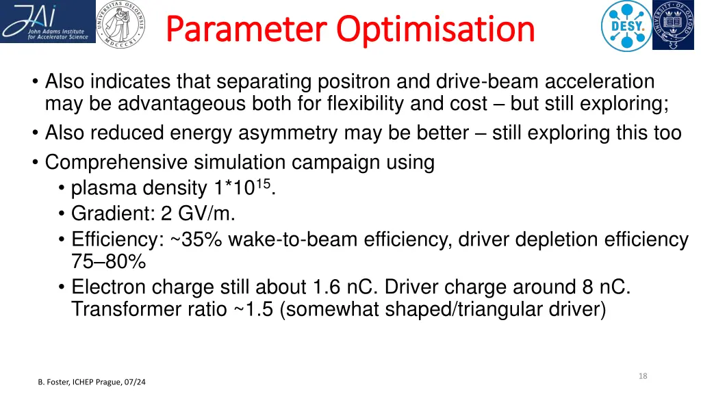 parameter parameter optimisation optimisation 1