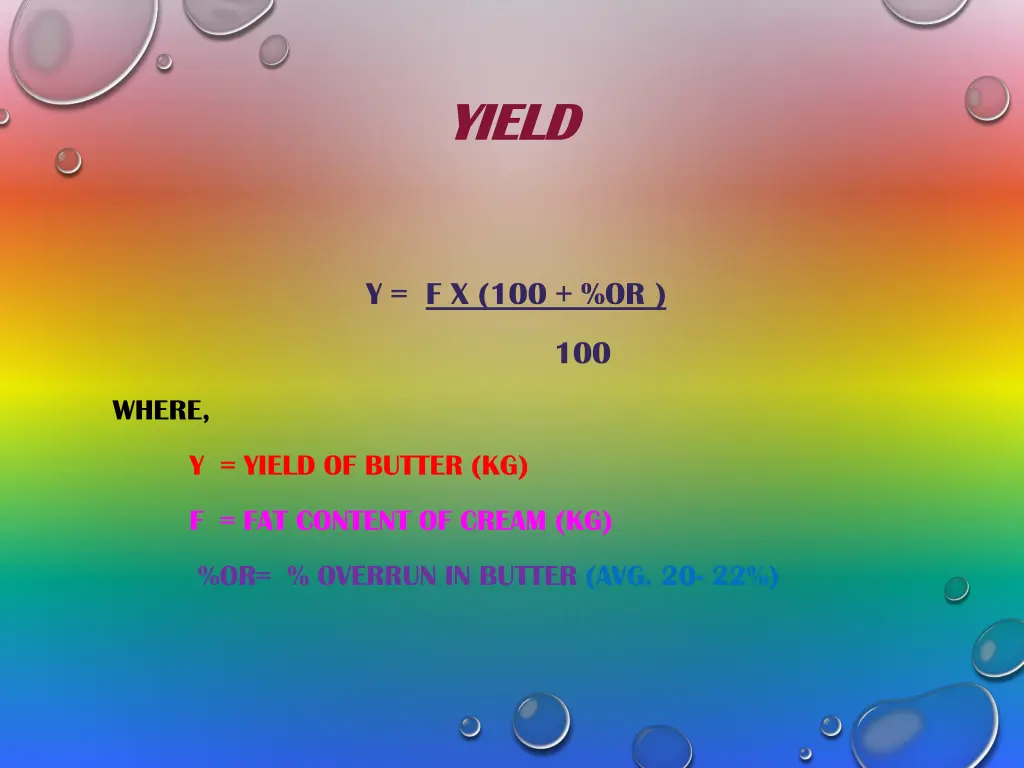 yield yield