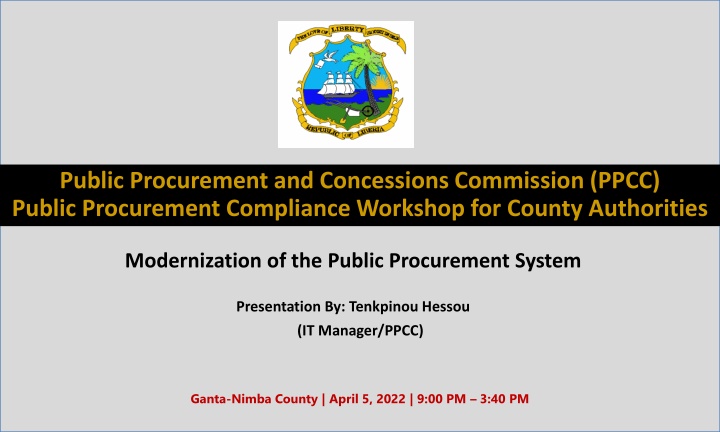 public procurement and concessions commission