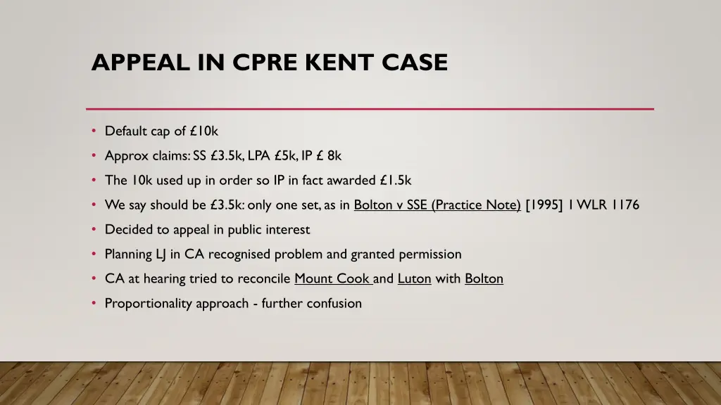 appeal in cpre kent case