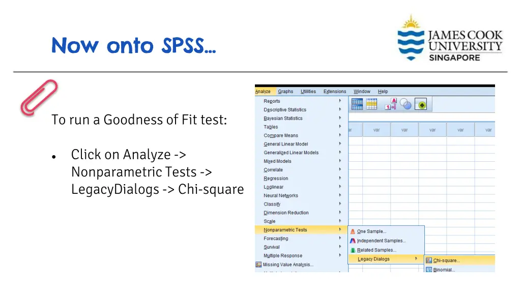 now onto spss now onto spss 2