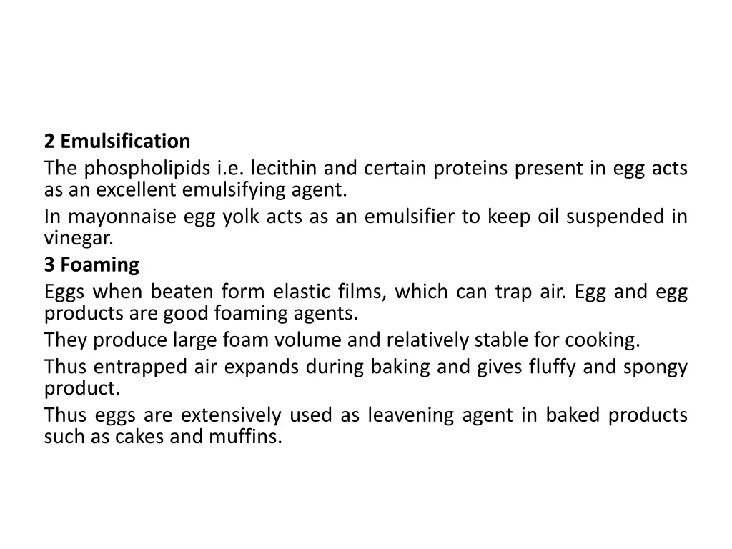 2 emulsification the phospholipids i e lecithin