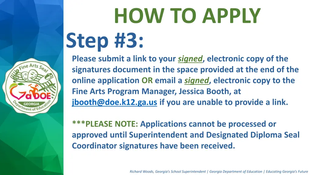 how to apply step 3