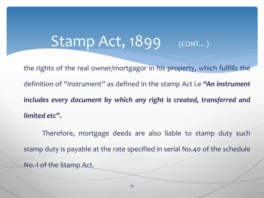 stamp act 1899 cont 15