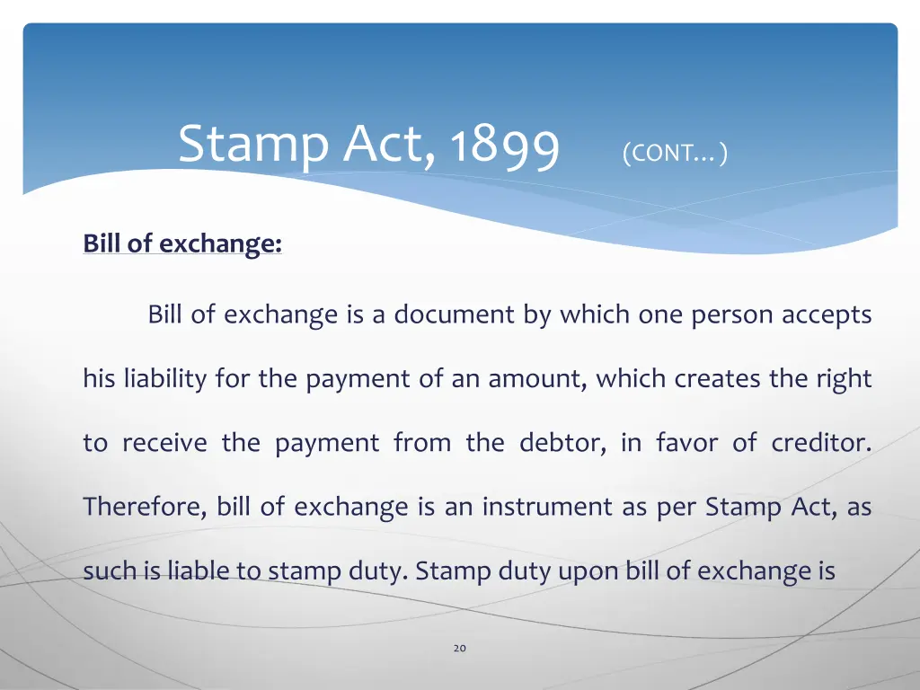 stamp act 1899 cont 16