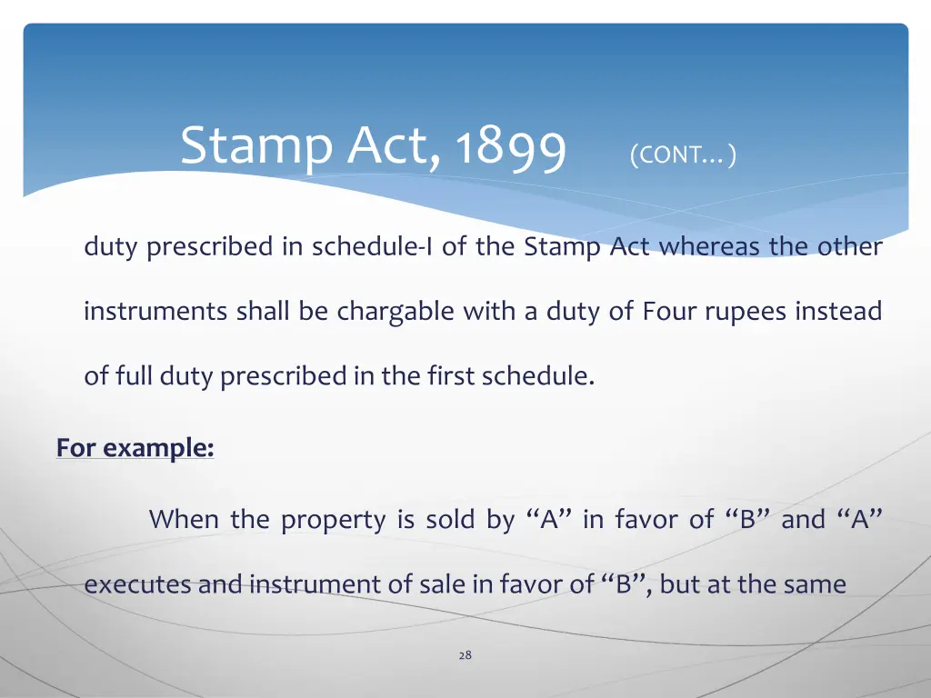 stamp act 1899 cont 24