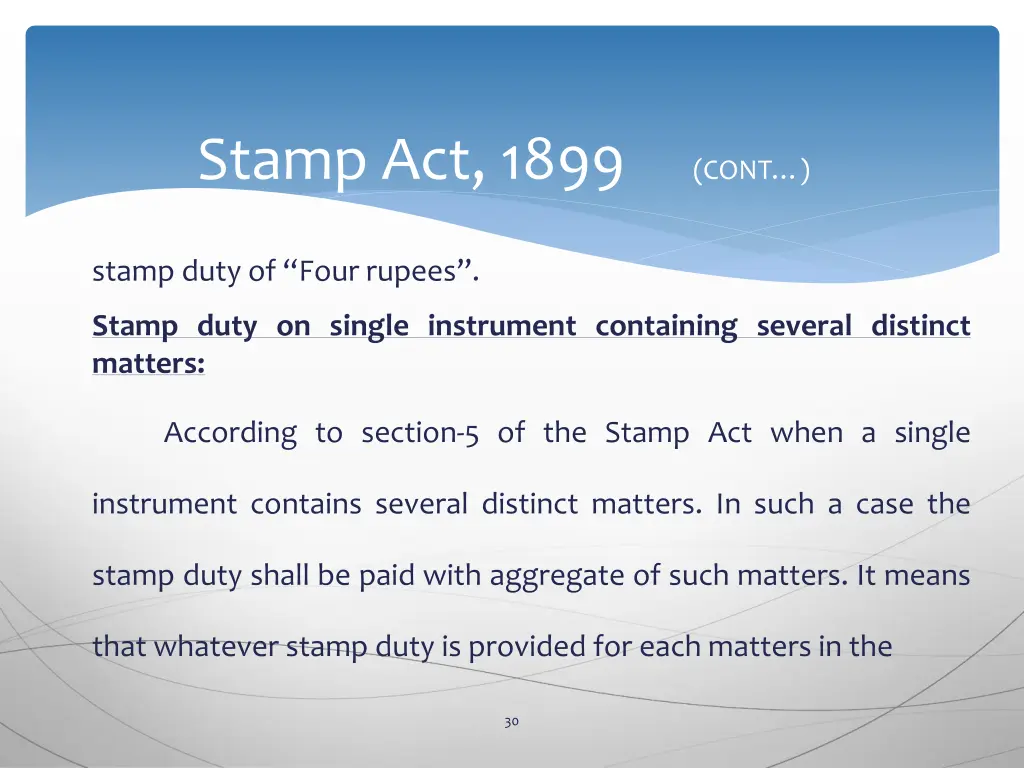 stamp act 1899 cont 26