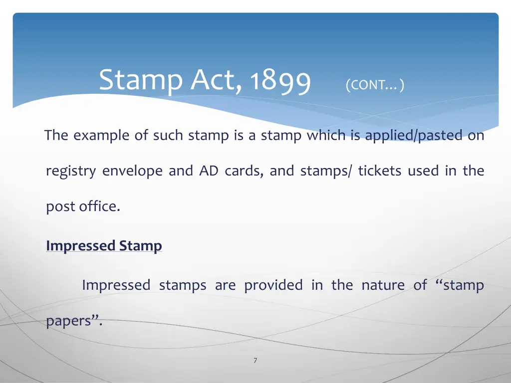 stamp act 1899 cont 3