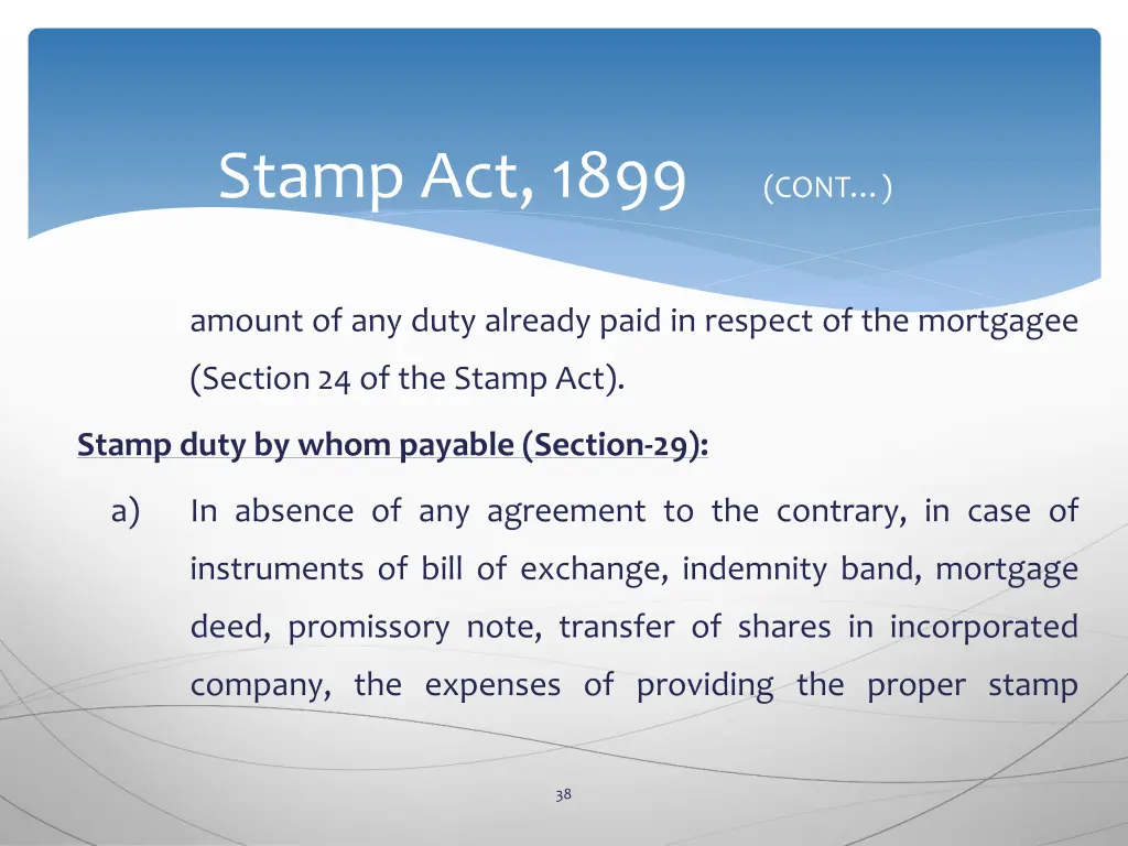 stamp act 1899 cont 34