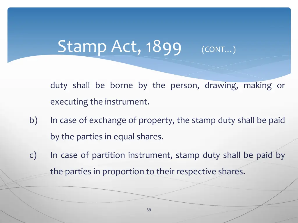 stamp act 1899 cont 35