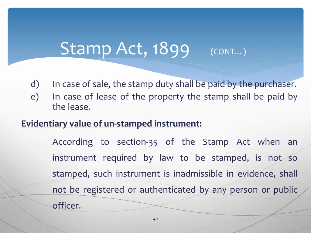 stamp act 1899 cont 36