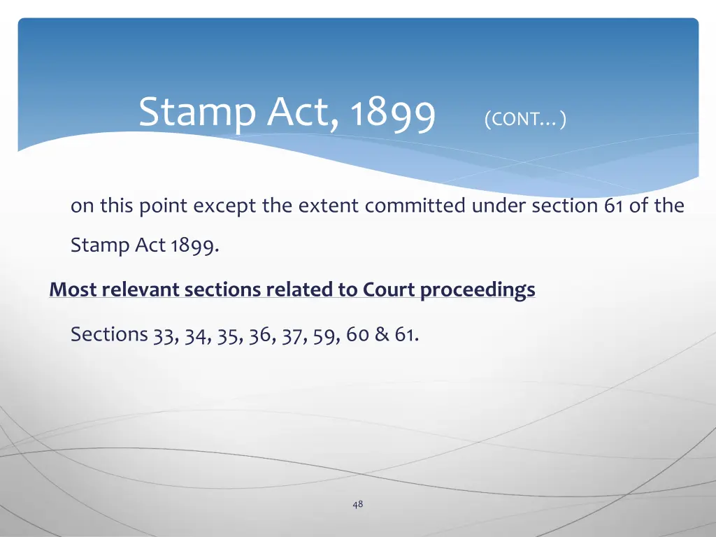 stamp act 1899 cont 44