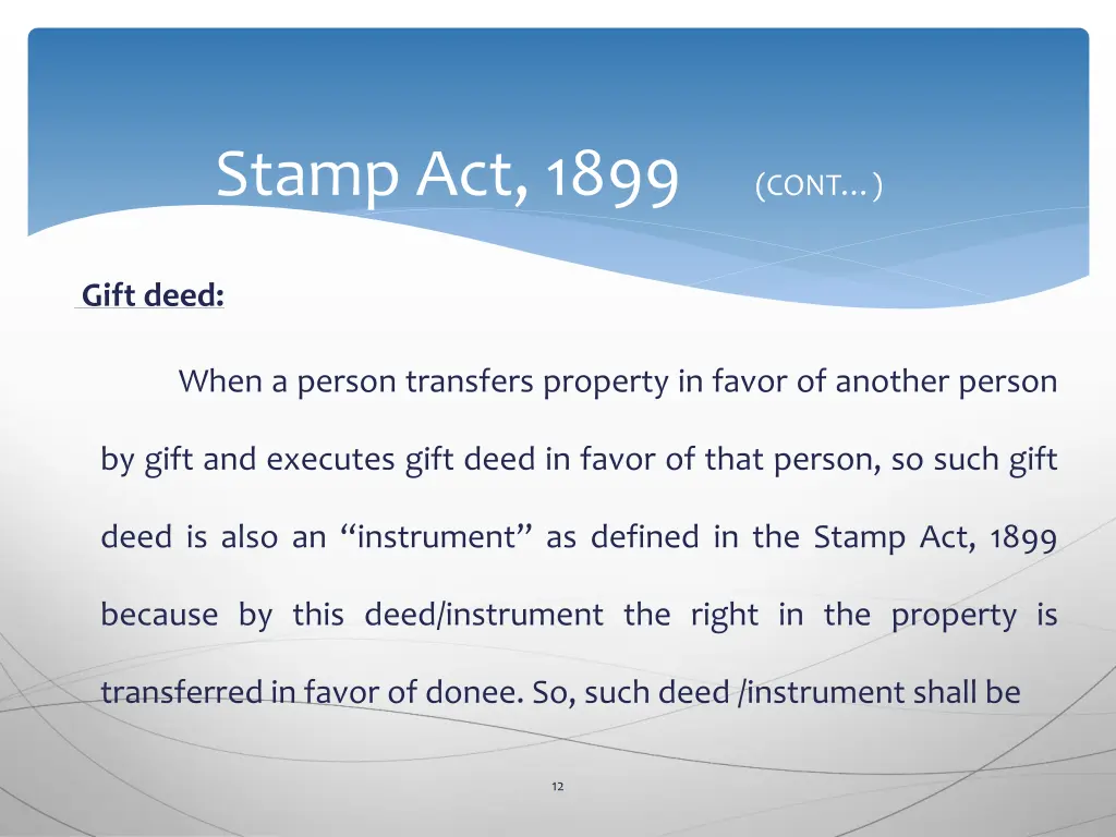 stamp act 1899 cont 8