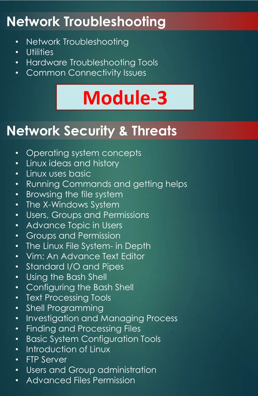 network troubleshooting