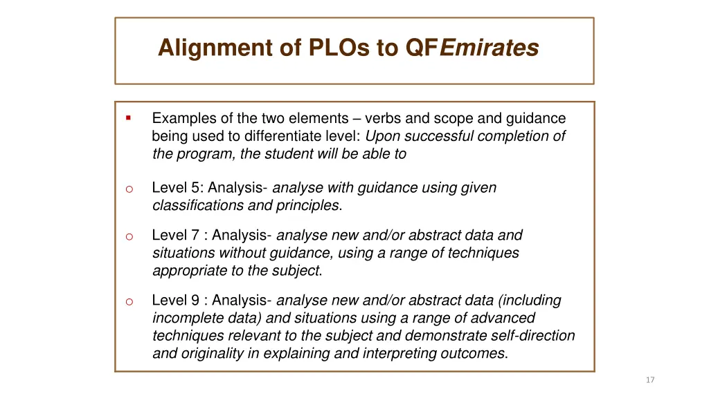 alignment of plos to qf emirates 2