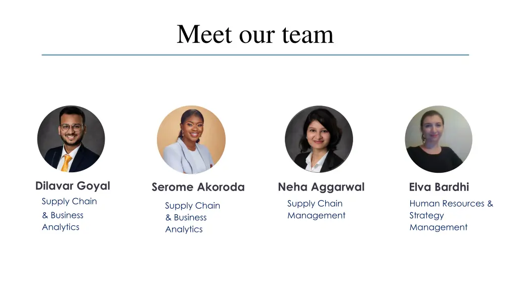 meet our team