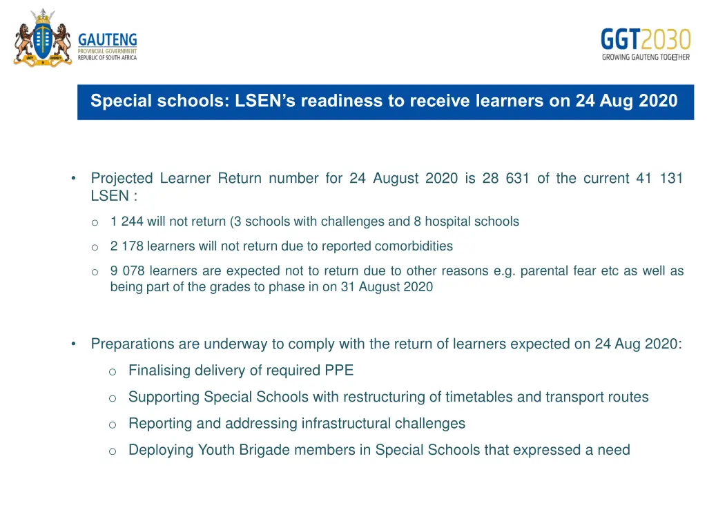 special schools lsen s readiness to receive 1