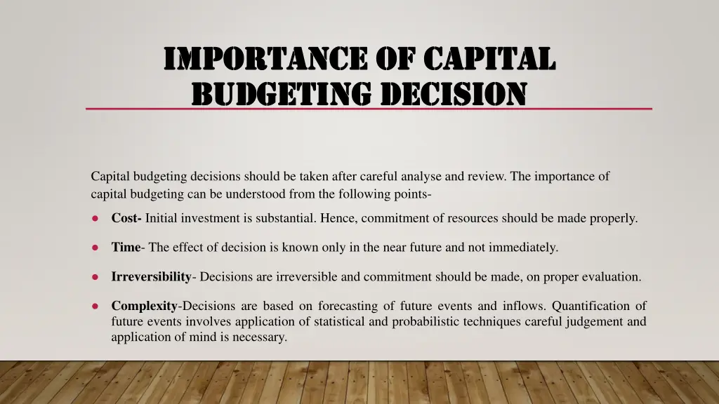 importance of capital importance of capital