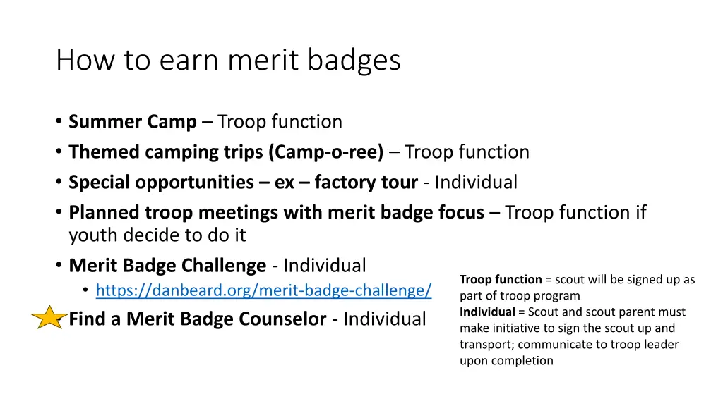 how to earn merit badges