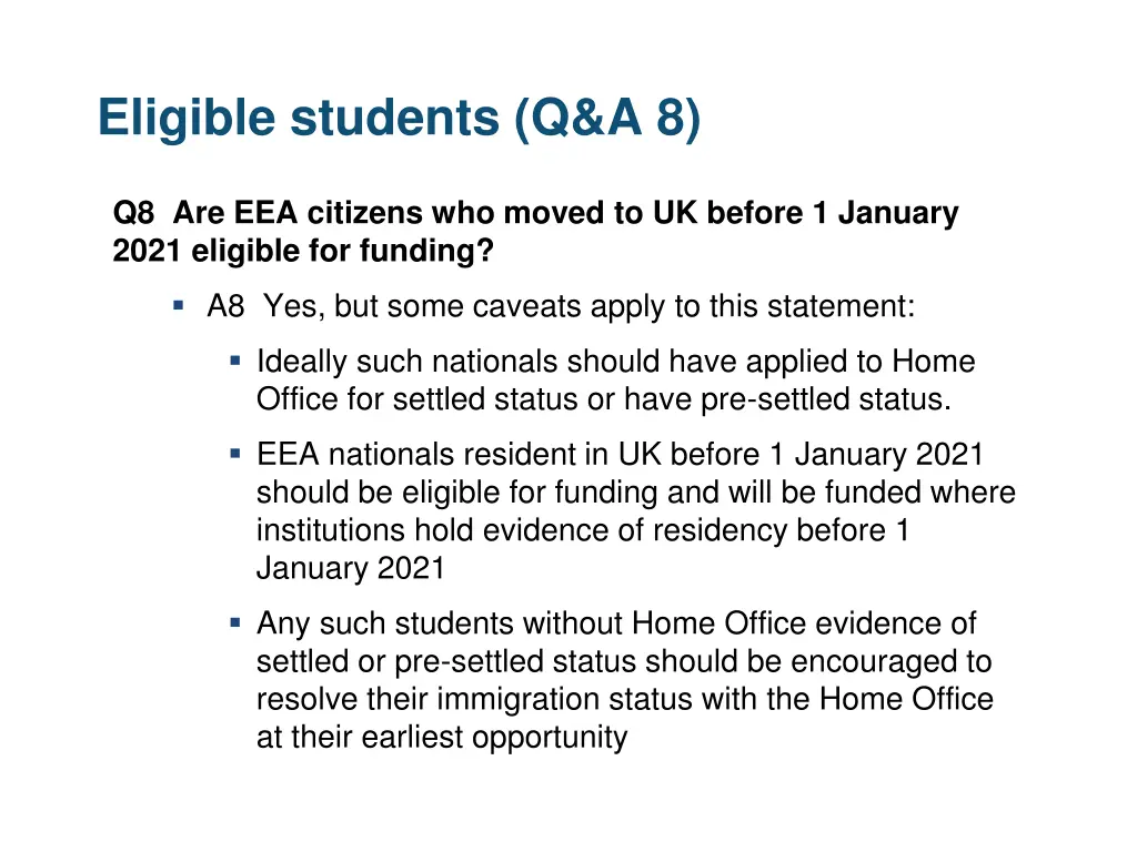 eligible students q a 8