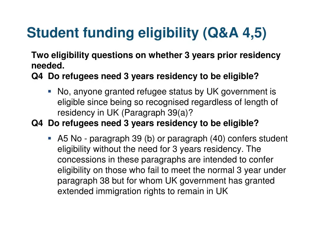 student funding eligibility q a 4 5