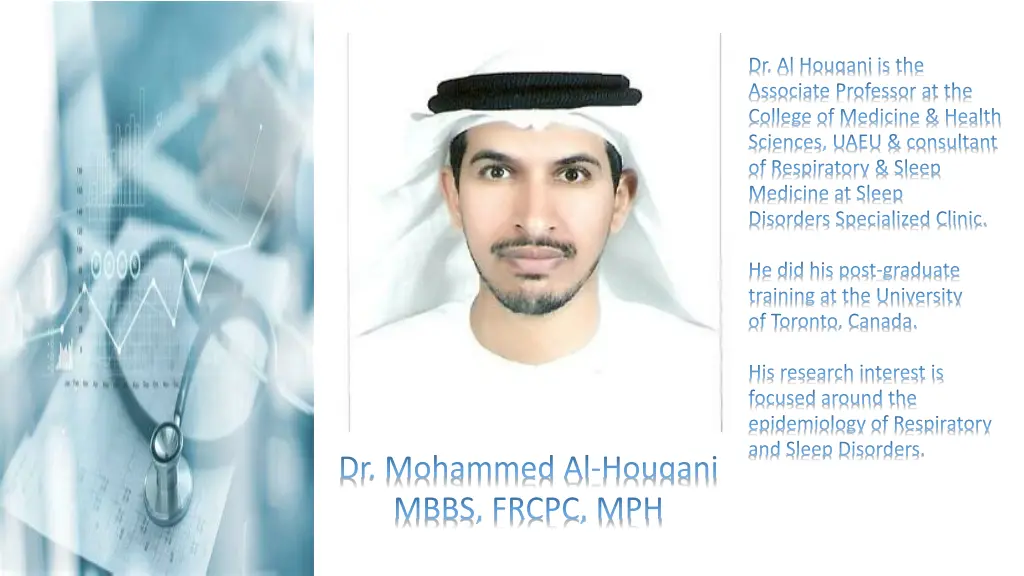 dr al houqani is the associate professor