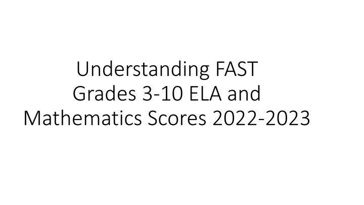 understanding fast grades